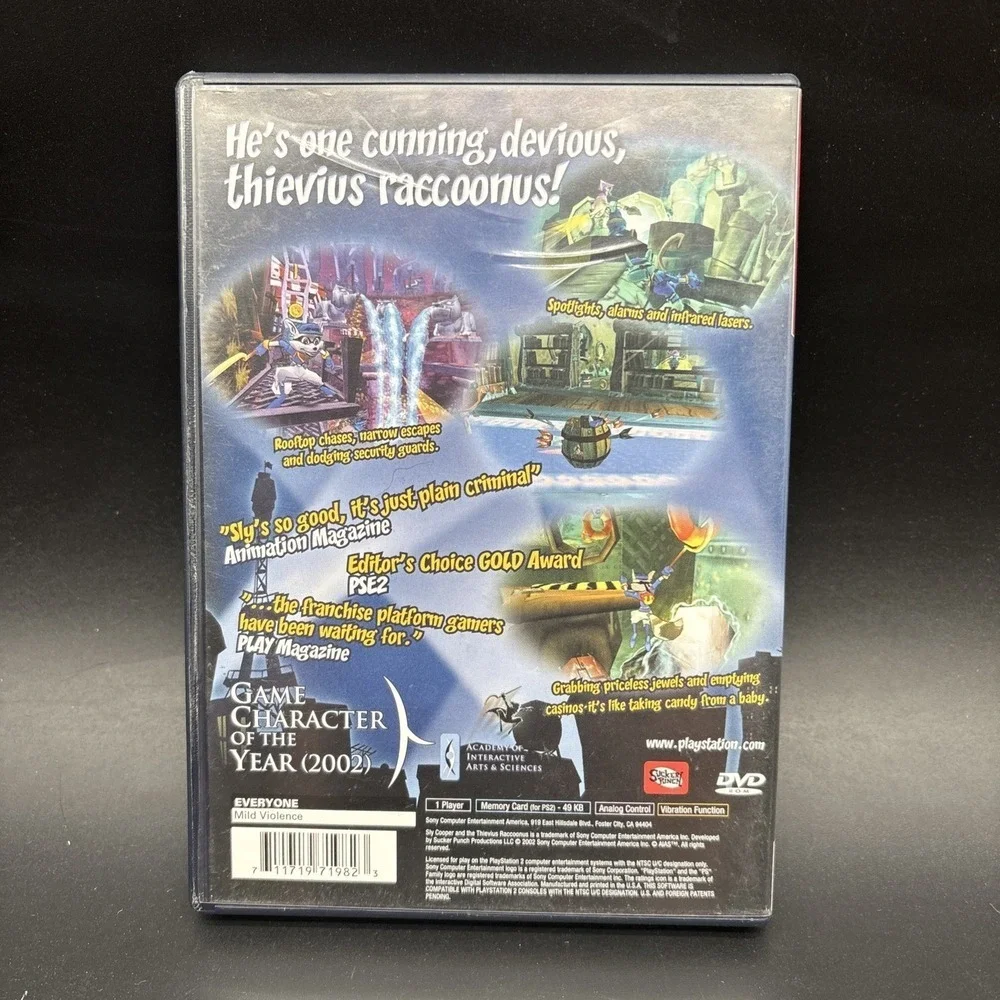 Sly Cooper and the Thievius Raccoonus [Greatest Hits] (Playstation 2, 2002)